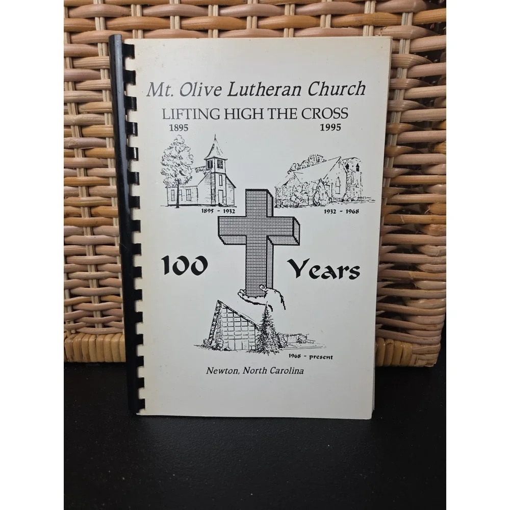 Mt. Olive Lutheran Church Newton NC Cookbook 1995 North Carolina